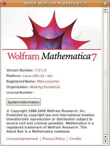 About Mathematica 7.0.1