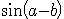  \light sin(a-b) 